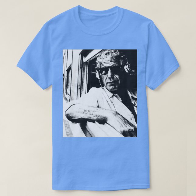Camiseta Rebelde culinario Anthony Bourdain con causa (Diseño del anverso)