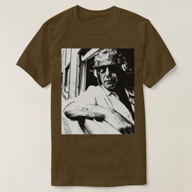 Camiseta Rebelde culinario Anthony Bourdain con causa (Diseño del anverso)