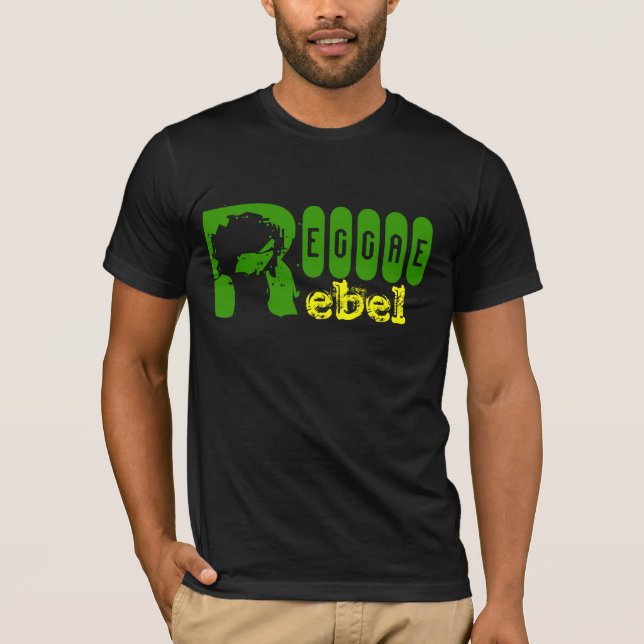 Camiseta rebelde de Jamaica del reggae (Anverso)