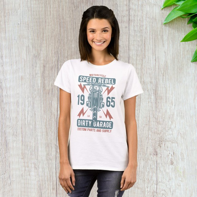 Camiseta Rebelde de la velocidad de la motocicleta 1965 (Subido por el creador)