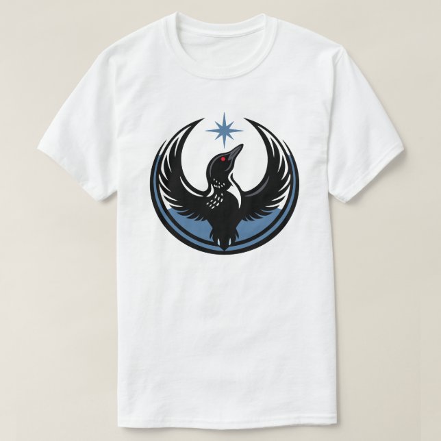 Camiseta Rebelde de Minnesota - Loon Rebelde (Diseño del anverso)