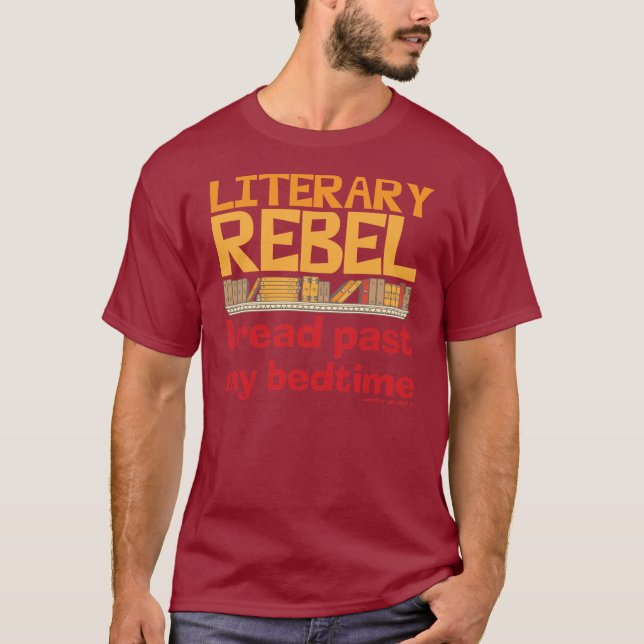 Camiseta Rebelde literario (Anverso)