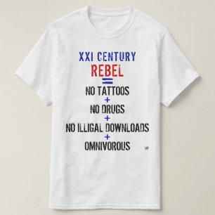 Camiseta Rebelde moderno