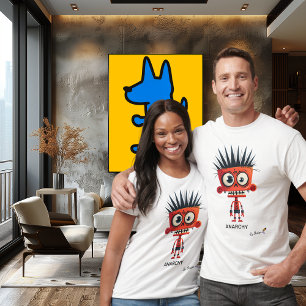 Camiseta Rebelde Punk   ANARQUÍA - Por Diseño   Único 