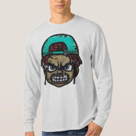 Camiseta Rebelde Urbano: Cara al Estilo Graffiti