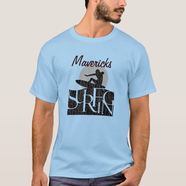Camiseta Rebeldes que practican surf (Anverso)
