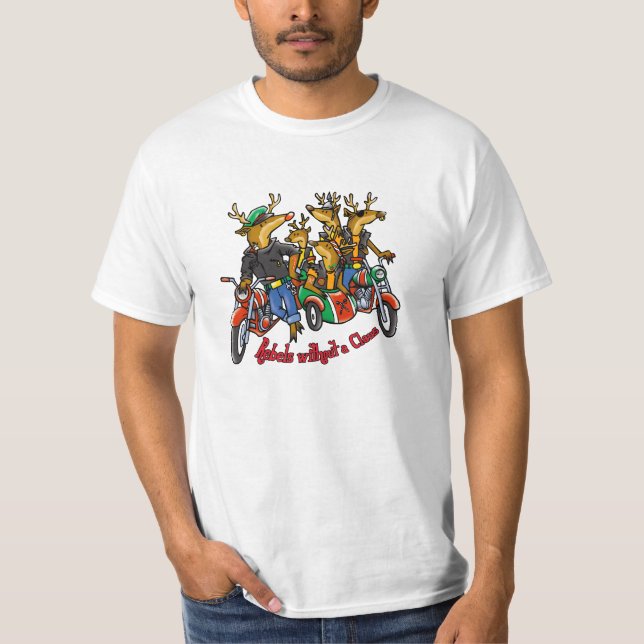Camiseta Rebeldes sin un dibujo animado del día de fiesta (Anverso)