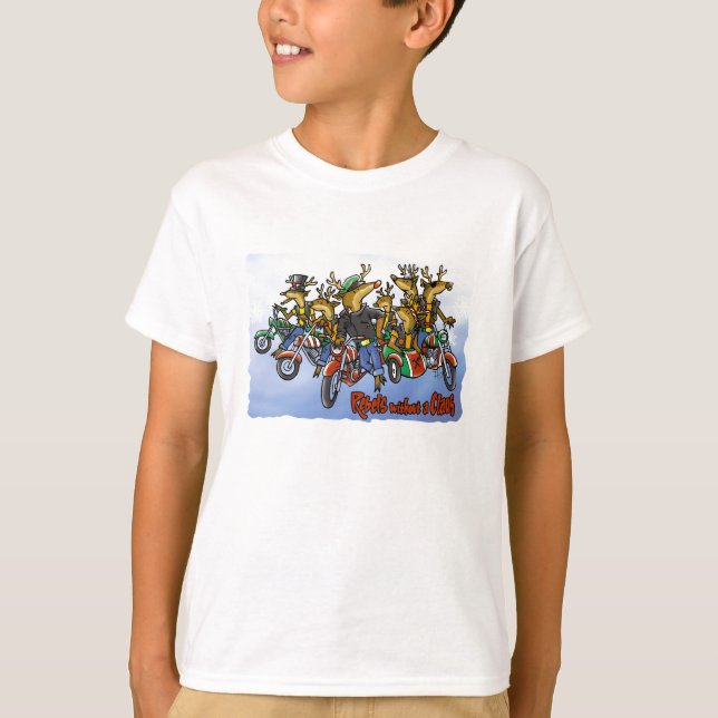 Camiseta Rebeldes sin un dibujo animado del día de fiesta (Anverso)