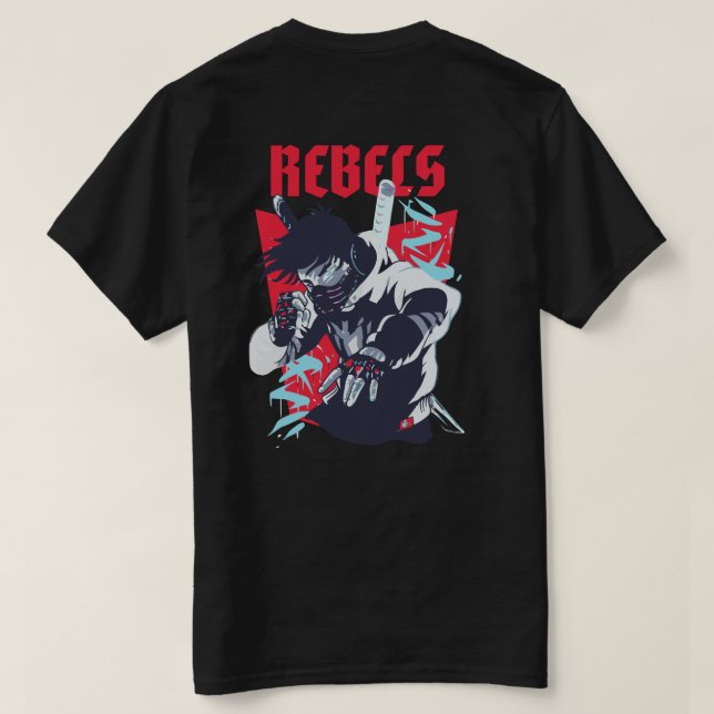 Camiseta Rebeldes valientes (Reverso del diseño)
