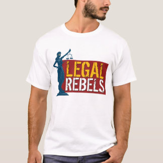Camiseta Rebeldes y señora legales Justice en rojo