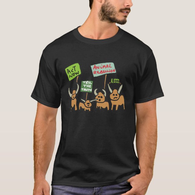 Camiseta Rebelión animal (Anverso)