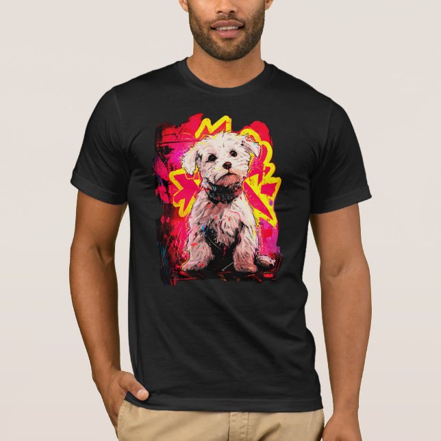 Camiseta Rebelión de camisetas78 Perro feliz  (Anverso)