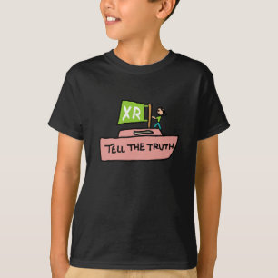 Camiseta Rebelión de extinción dice el barco de la verdad