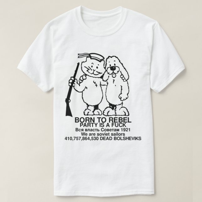 Camiseta Rebelión de Kronstadt - Nacida para Rebelde (Diseño del anverso)