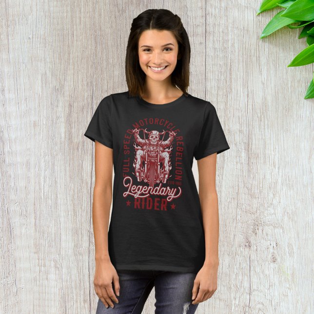 Camiseta Rebelión de la motocicleta a toda velocidad (Subido por el creador)