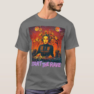 Camiseta Rebelión de neón amigos con actitud de arte pop ur