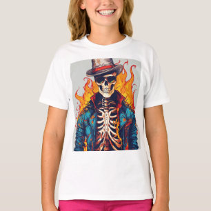 Camiseta Rebelión del rock y el rollo - Calavera y cruces T