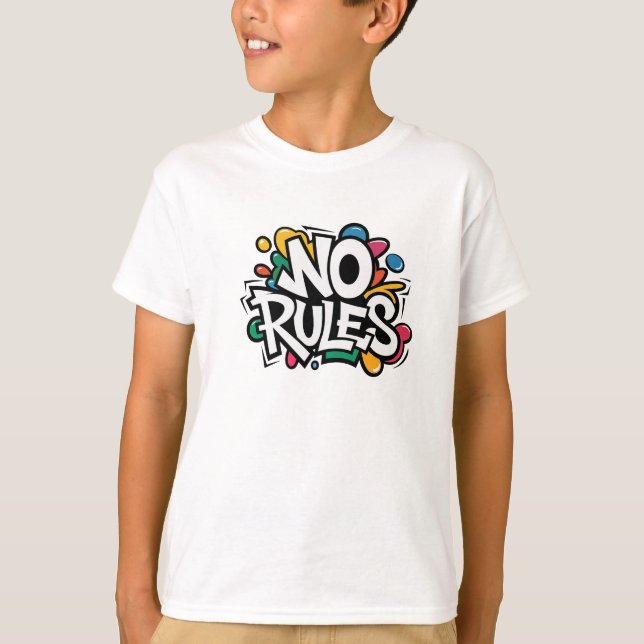 Camiseta Rebelión sin reglas (Anverso)