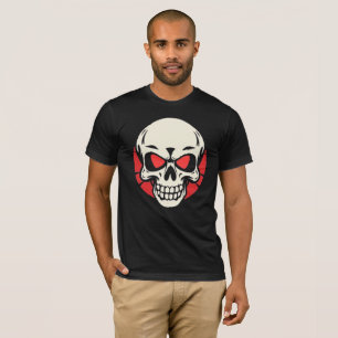 Camiseta Rebellious Retro Skull Tee