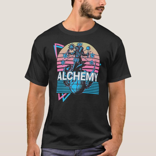 Camiseta Rebis Alquimia Alquimista Magnum Opus Retro 1 (Anverso)