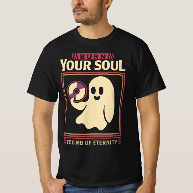 Camiseta Rebobina tu vida - Cinta de cassette de esqueleto  (Anverso)