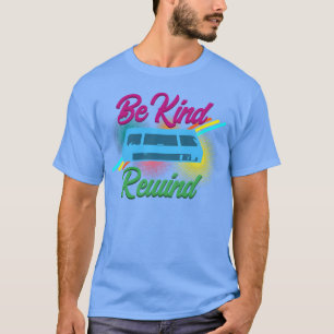Camiseta Rebobinar Vcr Amable 90s 80s retro