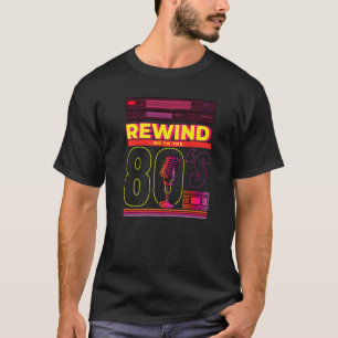 Camiseta Rebobinarme a los 80u2019s Retro Ochties me estilo