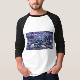 Camiseta Reboot del Caos Y2K 3D Estética Retro Ciber 2000s 