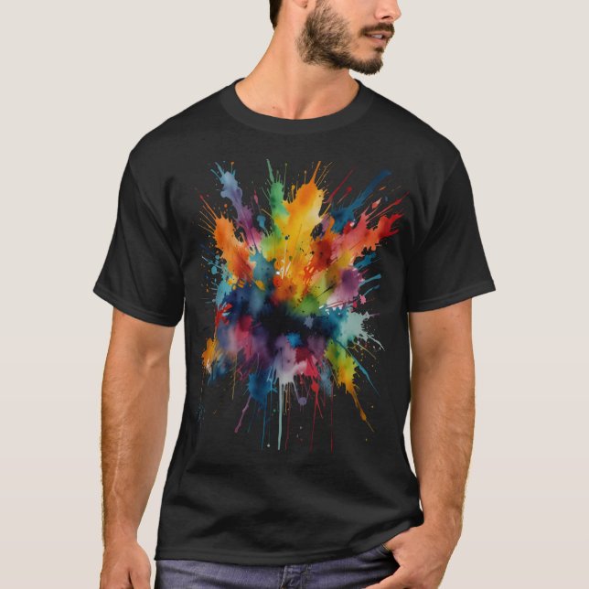 Camiseta rebote de color (Anverso)