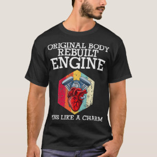 Camiseta Rebuilt Engine Open Heart Surgery Recovery Survivo
