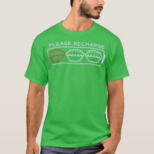 Camiseta Recarga la batería de Apple Pie Deliciosa de Apple