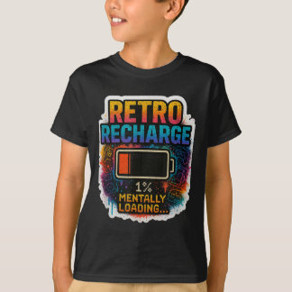 Camiseta “Recarga Retro – Cargando Mentalmente…” 