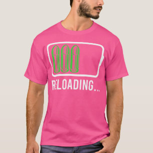 Camiseta Recargando propietario de armas Bulle Funny Men
