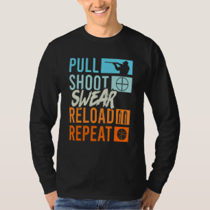 Camiseta Recargar la maldición del disparo Repetir la Shoot