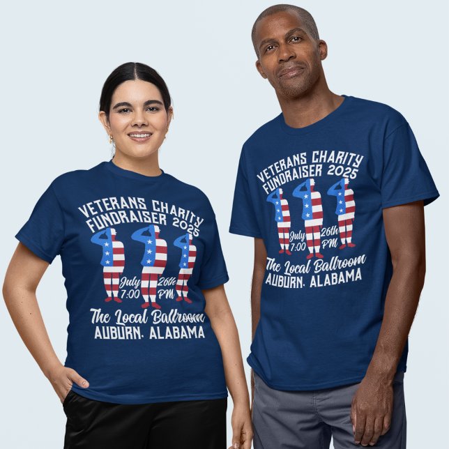 Camiseta Recaudación de fondos de caridad para veteranos de (Subido por el creador)