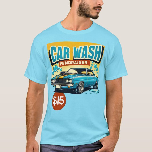 Camiseta Recaudación de fondos para lavado de coches (Anverso)