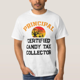 Camiseta Recaudador principal de impuestos a las velas cert