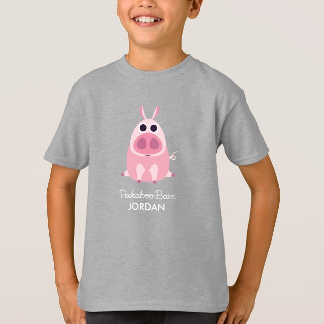 Camiseta Receloso el cerdo (Anverso)
