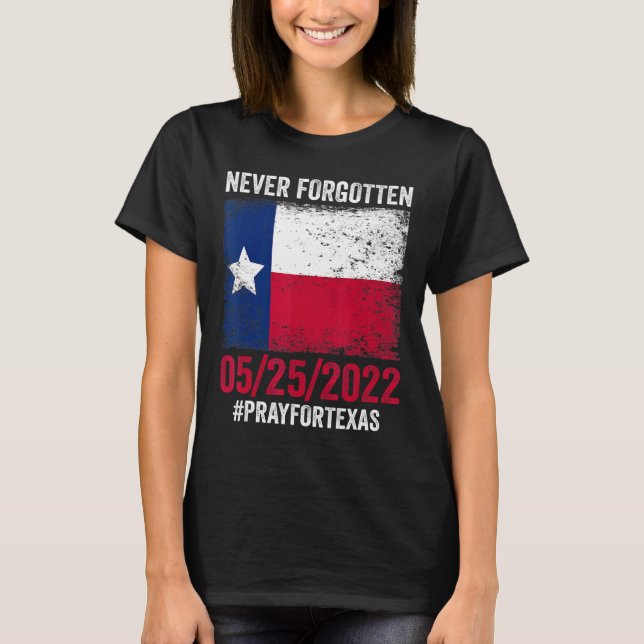 Camiseta Recen Nunca Olvidado Por El Apoyo De La Bandera De (Anverso)