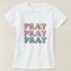 Camiseta Recen por ello cita cristiana religiosa (Diseño del anverso)