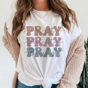 Camiseta Recen por ello cita cristiana religiosa