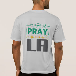 Camiseta Recen por LA ・ Oración por el Cojín decorativo de