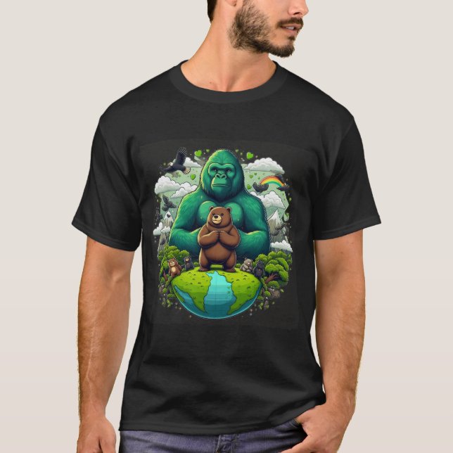 Camiseta Recen por nuestro mundo (Anverso)