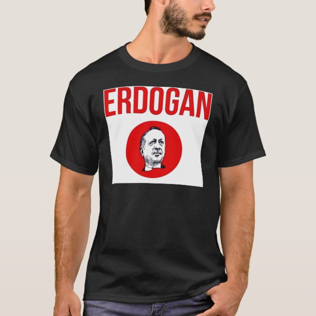 Camiseta Recep Tayyip Erdogan - Türkiye - Turquía (Anverso)