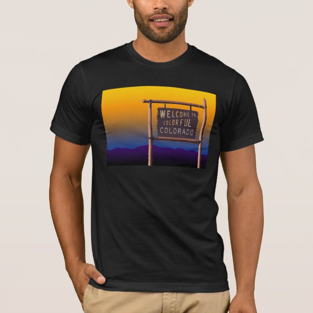 Camiseta recepción a Colorado colorido (Anverso)