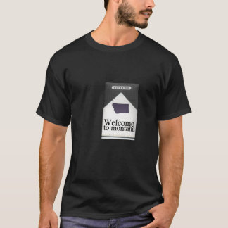 Camiseta Recepción a la caja del cigarrillo de Montana