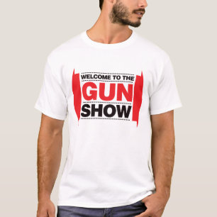 Camiseta Recepción a la demostración de arma - negro y ro