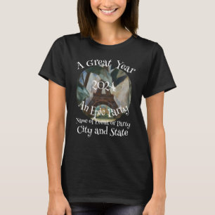 Camiseta Recepción de cena de ensayo de la boda de 2024