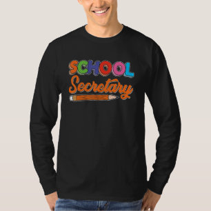 Camiseta Recepción de la Dama de la Escuela de Auxiliar Adm