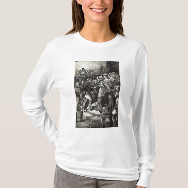 Camiseta Recepción de Louis Felipe en el castillo de (Anverso)